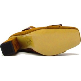 Resim Kanuga Rl500 Taba Süet Kadın Kemer Detaylı Fermuarlı Bot Taba 