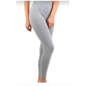 Resim 4000 Likralı Uzun Tayt Tekli Gri 