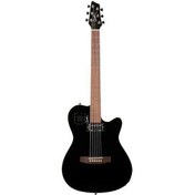 Resim Godin A6 Ultra Black Elektro Akustik Gitar (Black) 