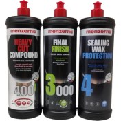 Resim Menzerna 400- 3000 Sealingwax Pasta Hare ve Boya Koruma Seti 1 Lt 