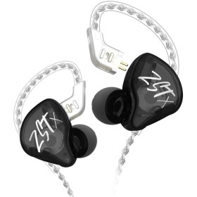 Resim Kz Zst X Siyah Mikrofonlu 3.5mm Kulak İçi Hibrit Kulaklık Kz-zst-x-mıc-bk 