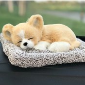 Resim Honeybeeshop 1 Adet Koku Giderici Köpek Aksesuarı Corgi Yastık Araç İçin Bambu Kömürlü Golden Hair Husky 