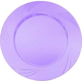 Resim Tabak Kristal 22,5 Cm Lila Pk:6 +3 