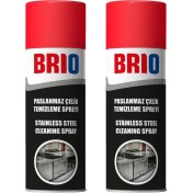 Resim Brio Paslanmaz Çelik Temizleme, Parlatma Spreyi 2'li 400 Ml 