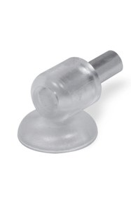 Resim Taşkın Aksesuar Metal Başlı Vantuzlu Raf Pimi Şeffaf (25 Adet) Cam Tutucu Mobilya Dolap Pimi Pvc Plastik 