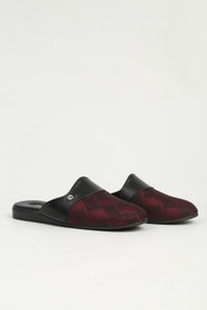Resim Pierre Cardin Bordo Erkek Ev Terliği PC-55366 