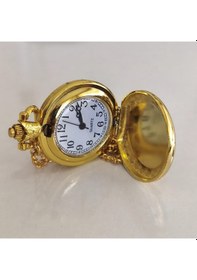 Resim Gold Güneş Ve Ay Temalı Bohem Köstekli Saat Kolye Altın 