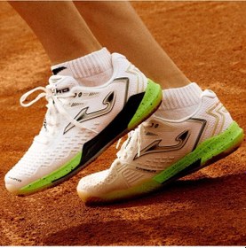 Resim Joma Trals2613c Rapid Lady Toprak Kort Kadın Tenis Ayakkbısı - Pembe/yeşil 