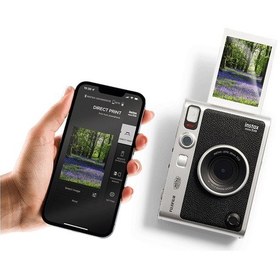 Resim Instax Mini Evo Fotoğraf Makinesi Ve 20'li Film 