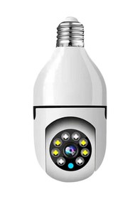 Resim Teltree Wifi Akıllı Ampul Kamera: 1080p Gece Görüşü, İki Yönlü Konuşma, Hareket Algılama Ve Mobil Uzaktan İzleme 