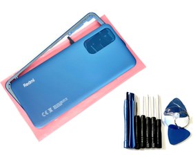Resim Xiaomi Redmi Note 11S FULL ORJ KASA Arka Pil Batarya Kapağı (TAMİR SETİ) MAVİ 