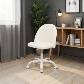 Resim Curve Çalışma Sandalyesi - Beyaz 61x58,5x81,5-91 Cm Beyaz 