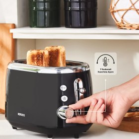 Resim Karaca Crusty Ekmek Kızartma Makinesi Black 