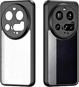 Resim BAIDIYU Xiaomi 15 Ultra ile uyumlu kılıf, ince, darbeye dayanıklı, PC + TPU tampon, esnek koruma, çizilmez, cep telefonu kılıfı, Xiaomi 15 Ultra ile uyumlu (siyah) 