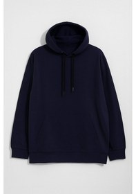 Resim Kadın Kapüşonlu Cepli Sweatshirt Çok Renkli 