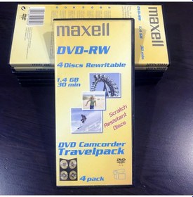 Resim Maxell DVD-RW 4x8 CM Camcorder Disc Travelpack 30 DK Dwd - Rw 