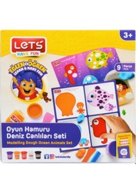Resim Let's Deniz Canlıları Oyun Hamuru Seti 