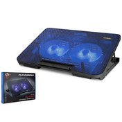 Resim Hadron HDX4252 Ledli Çift Fanlı Yükseklik Ayarlı Notebook Soğutucu - Siyah 