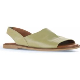 Resim Bueno Shoes Haki Deri Kadın Düz Sandalet 01WA5706 01WA5706 
