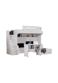 Resim Setaymobilya Ranza, Londra Ranza Karyola Oturaklı Çalışma Masası 