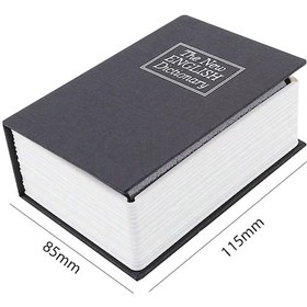 Resim Kitap Görünümlü Metal Kasa Kumbara Tipi 115x85x45mm 