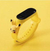 Resim bi dünya saat aksesuar Pikachu Figürlü Çocuk Saati 