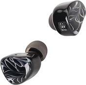 Resim IEM Çift Sürücü Kulaklık, 10 mm ve 6 mm Sürücüler, Dinamik Sürücü Kulaklık, 0,78 mm, 2 Pin Arayüz, Yüksek Frekanslı Üreme, Spor için Ses Yalıtımı (Siyah Boyalı 