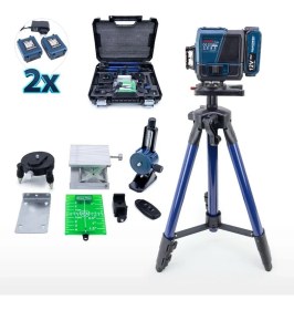 Resim Branzeg 16 Yönlü 360 Derece Lazer Terazi Çizgi Hizalama Tripotlu Kumandalı Lazer Hizalama 