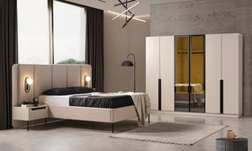 Resim Zara Siyah Modern Yatak Odası 