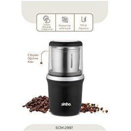 Resim Sinbo SCM-2997 Baharat Kahve Öğütücü 