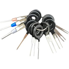 Resim Comely 11 Adet Terminal Removel Aracı Kiti Kablolama Kıvrım Bağlayıcı Extractor Pin Anahtarı (Yurt Dışından) 
