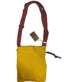 Resim Vintage Renkli Etnik Salaş Küçük Boy Plaj Günlük Kadın Kol Omuz Çantası 24cm X 29cm Sarı 
