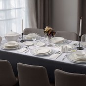 Resim Evaliza Charm Platin 60 Parça 12 Kişilik Yemek Takımı 