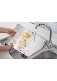 Resim Büro Ev Ofis Mutfağı İçin 3parça Paslanmaz Çelik Kesme Tahtası Seti Diğer 