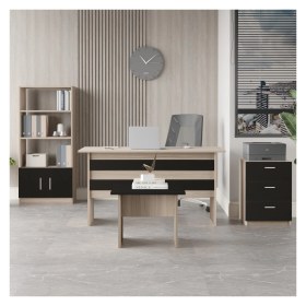 Resim L'occi Concept Diego Abcd Ofis Büro Masa Takımı Meşe-Siyah 