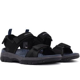 Resim Skechers Erkek Siyah Tresmen - Ryer Kumaş Sandalet - Siyah / 