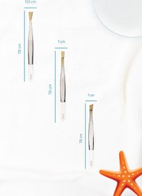 Resim Balmy 3'lü Cımbız Seti (geniş Uç, Dar Uç, Yan Uç) 