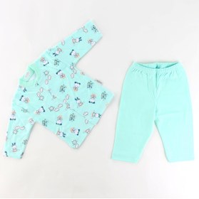 Resim Sebi Bebe Bebek Pijama Takımı Lüx Kedi Desenli 