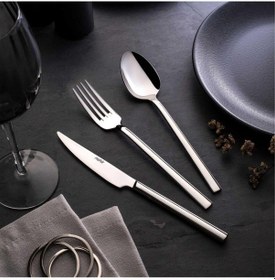 Resim Nehir Dalyan Sade 24 Parça Çatal Kaşık Bıçak Seti 