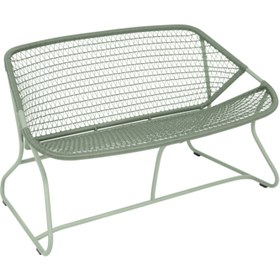 Resim Sixties Yeşil Metal 2'li Bench 