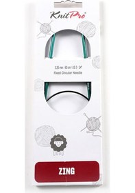 Resim Knitpro Zing Sabit Misinalı Şiş 60 Cm 3.25mm 47096 