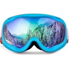 Resim Ankatek Mavi Kayak Gözlükleri, Çift Katmanlı Buğu Önleyici Küresel, Gx 