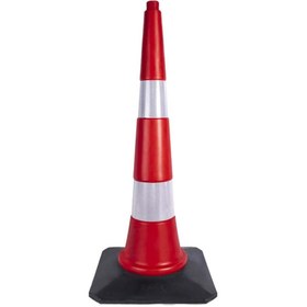 Resim İleri Trafik Trafik ve Reklam Konisi 90 cm, Kauçuk Tabanlı (HDPE) Trafik Dubası 