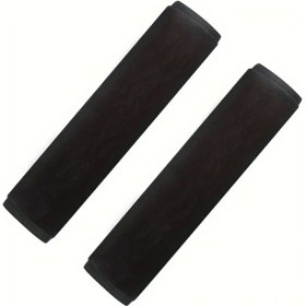 Resim Dashanshop 2 Adet Yumuşak Tüylü Araç Kolçak Kılıfı Nefes Alabilir Mevsimlik Siyah 