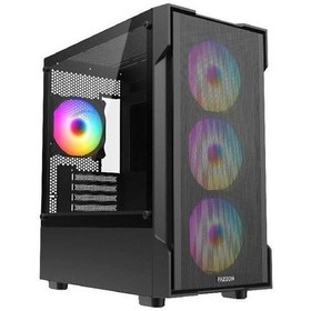 Resim Fazeon F1 650w 80plus Bronze Mesh 4x120mm Rainbow Fanlı Matx 
