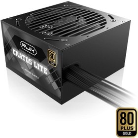 Resim Raijintek Cratos Lite 1000W 80+ GOLD ATX 3.1 PCIe 5.1 Siyah Güç Kaynağı (0R30B00036) 