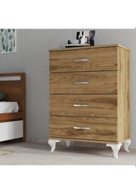 Resim Moxen S3 Şifonyer Ceviz 