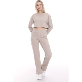 Resim Disentis Modest Beli Lastikli Boru Paça Eşofman Altı 