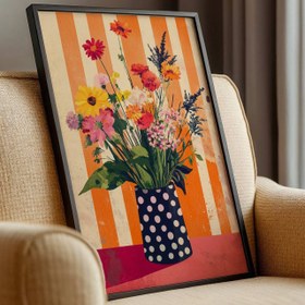 Resim Vazo Serisi No.2 Poster - 50x70cm / Yeşil 