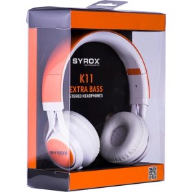 Resim Syrox K11 Mikrofonlu Stereo Kulak Üstü Kablolu Kulaklık 